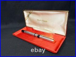 Vintage Waterman Gentleman Sterling Silver Ballpoint Pen Made in France Box