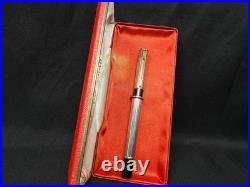 Vintage Waterman Gentleman Sterling Silver Ballpoint Pen Made in France Box