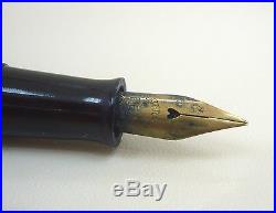 Vintage Waterman Ideal Sterling Silver Overlay 412 VP Fountain Pen