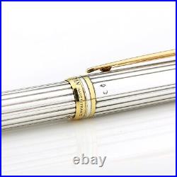 Vintage Waterman Man 100 925 solid sterling silver ballpoint pen