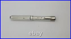 Vintage Waterman Sterling Silver Ideal Fountain Pendant Pen, 452 1/2V