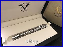 Visconti-Chatterley AG925 Sterling Silver Skeleton Fountain Pen UNUSED
