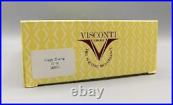Visconti Firenze BLACK DIVINA Ballpoint Pen #26502 Unused, Sterling Silver