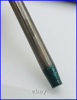 Visconti Rinascimento Green Star Dust Sterling Silver 14k Nib Fountain Pen