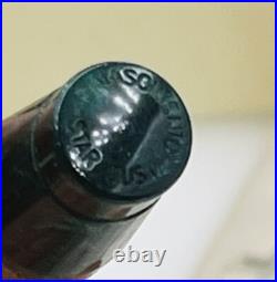 Visconti Rinascimento Green Star Dust Sterling Silver 14k Nib Fountain Pen