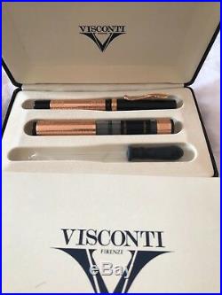 Visconti Voyager Vermeil Fountain Pen -NEW