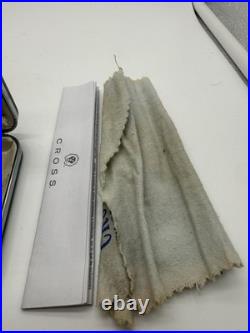 Vtg Cross Sterling Silver Pen Pencil Set PB Engraved