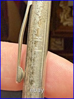 Vtg Cross Sterling Silver Pen Pencil Set PB Engraved