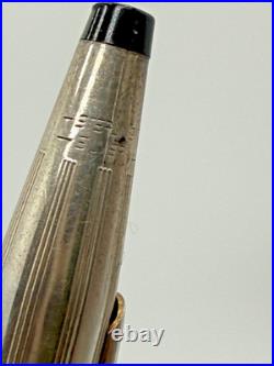 Vtg Cross Sterling Silver Pen Pencil Set PB Engraved