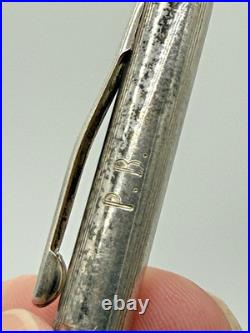 Vtg Cross Sterling Silver Pen Pencil Set PB Engraved