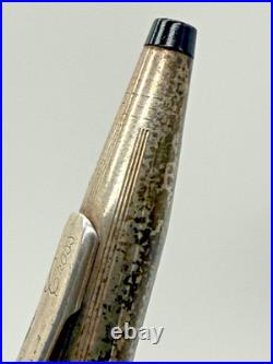 Vtg Cross Sterling Silver Pen Pencil Set PB Engraved