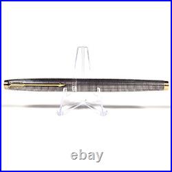 Vtg Parker 75 Cisele Sterling Silver Fountain Pen 18K M Nib Ballpoint Pencil Set