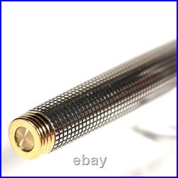 Vtg Parker 75 Cisele Sterling Silver Fountain Pen 18K M Nib Ballpoint Pencil Set