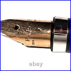 Vtg Parker 75 Cisele Sterling Silver Fountain Pen 18K M Nib Ballpoint Pencil Set