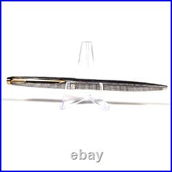 Vtg Parker 75 Cisele Sterling Silver Fountain Pen 18K M Nib Ballpoint Pencil Set