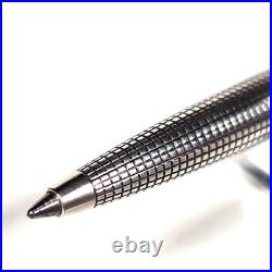 Vtg Parker 75 Cisele Sterling Silver Fountain Pen 18K M Nib Ballpoint Pencil Set