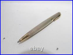 Vtg Waterman France Sterling Gold L'etalon Ballpoint Pen
