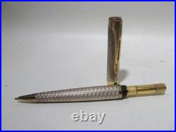 Vtg Waterman France Sterling Gold L'etalon Ballpoint Pen