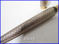 Vtg Waterman France Sterling Gold L'etalon Ballpoint Pen