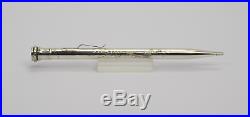 WAHL Eversharp Hand Engraved Sterling Silver Vintage Pencil Boxed 1920's RARE