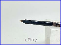 WATERMAN 412 1/2 SECRETARY Sterling Silver Filigree Overlay Fountain Pen