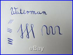 WATERMAN 452 1/2 V Ideal Sterling silver fountain pen flexible M nib #3