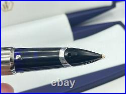 WATERMAN EDSON Sterling Silver Limited Edition Fountain Pen 18K Broad nib Boxed