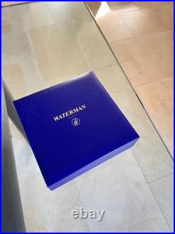 WATERMAN EXCEPTION Fountain pen Sterling Silver M 18K Nib Perfect WATERMAN EXCEPTION Fountain pen Sterling Silver M 18K Nib Perfect