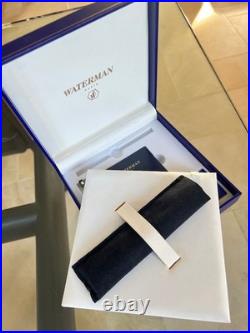 WATERMAN EXCEPTION Fountain pen Sterling Silver M 18K Nib Perfect