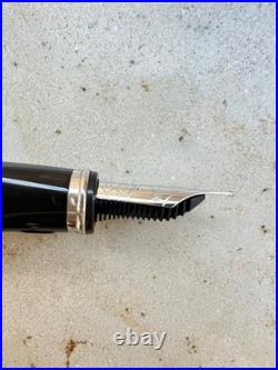 WATERMAN EXCEPTION Fountain pen Sterling Silver M 18K Nib Perfect
