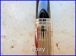 WATERMAN EXCEPTION Fountain pen Sterling Silver M 18K Nib Perfect