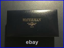 WATERMAN MAN 100 STERLING SILVER Fountain Pen 18K Medium nib Used