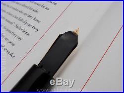WATERMAN No. 420 Black Hard Rubber Fountain Pen with Sterling Silver Filigree