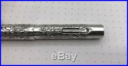 Wahl Ringtop Fountain Pen ef Gold Flexible Nib Sterling Silver Overlay