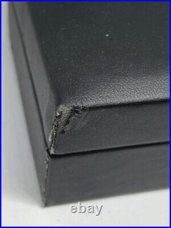 Waldmann Baron Croco model Silver&Leather wrap Ballpoint Pen wz/Box Mint F/S