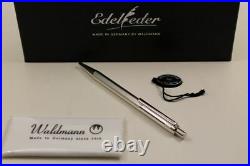 Waldmann Eco Grain 925 Sterling Silver Platinum Plated Ballpoint Pen