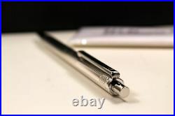 Waldmann Eco Grain 925 Sterling Silver Platinum Plated Ballpoint Pen