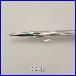 Waldmann Eco Pinstripe Sterling Silver Ballpoint Pen Made in Germany