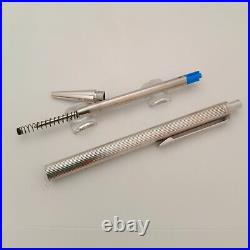 Waldmann Eco Pinstripe Sterling Silver Ballpoint Pen Made in Germany