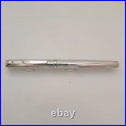 Waldmann Pinstripe Pattern Sterling Silver, Fountain Pen