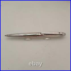 Waldmann Pocket Lines Pattern Sterling Silver Ballpoint Pen