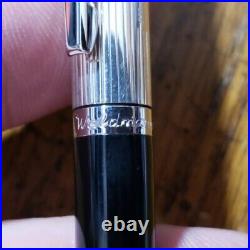 Waldmann Pocket Twist Black Sterling Silver 925 Ballpoint Pen