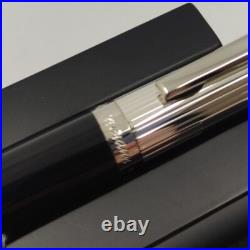 Waldmann Sterling Silver 925 Pocket Model Pen With Black Enamel