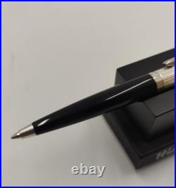 Waldmann Sterling Silver 925 Pocket Model Pen With Black Enamel