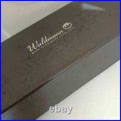 Waldmann Sterling Silver Xetra Black Lacquer and Squares Design Roller Pen