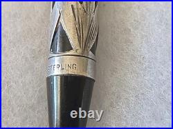 Waterman 452 1/2 Sterling Silver Overlay Fountain Pen & Pencil Set Vintage