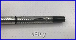 Waterman 452 Fountain Pen Super Flexible Gold Nib Sterling Silver