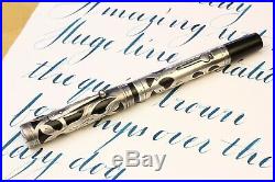 Waterman 452 Sterling Silver Overlay Wet Noodle XF BBB (with video!)