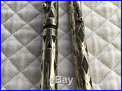 Waterman Antique Sterling Silver Set Pen And Pencil