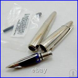 Waterman Edson 2004 Limited Ed. Sterling Silver SAMPLE Fountain Pen 18K B Nib